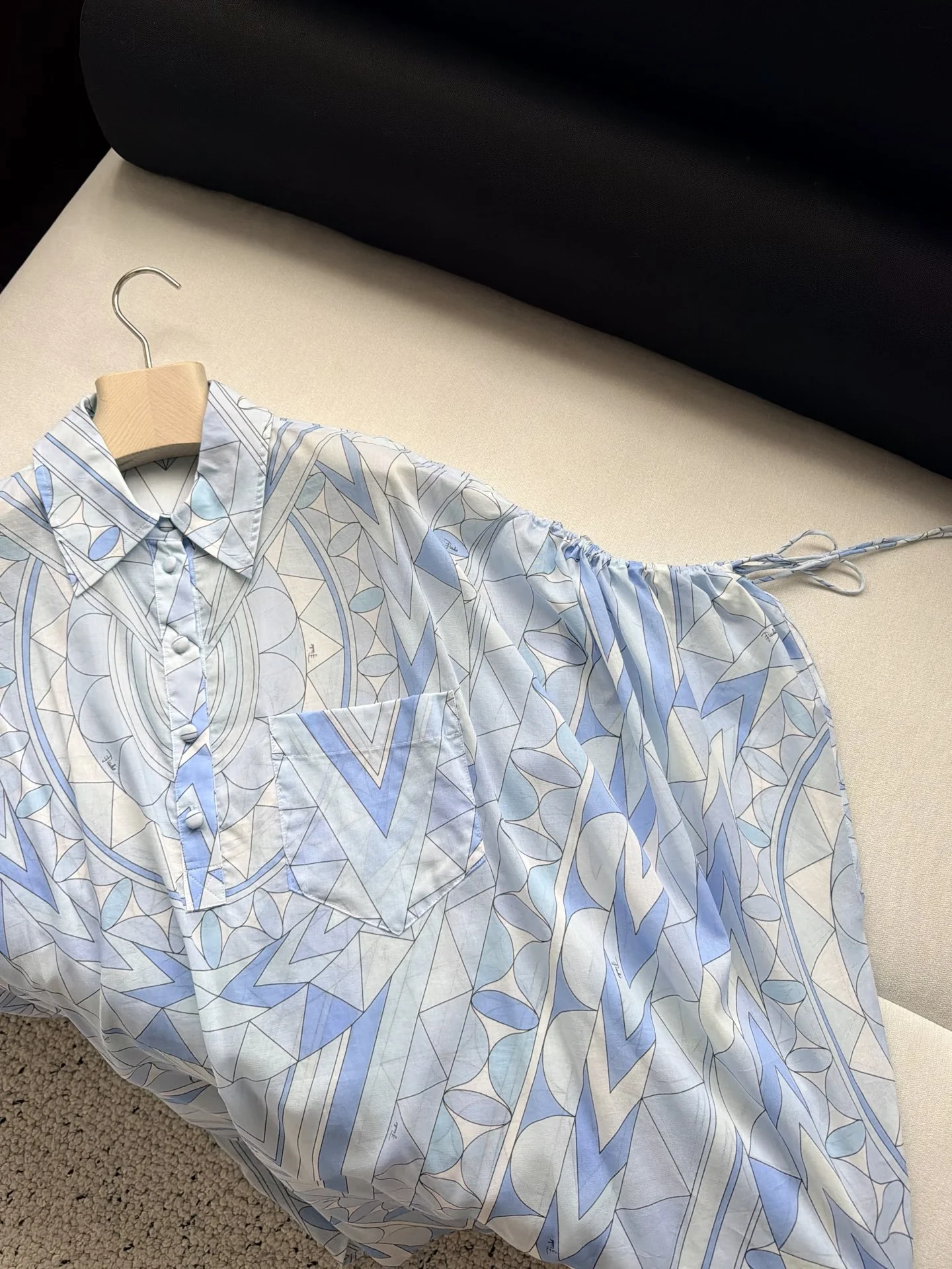 PUCCI Dresses Cotton Blue-White 36-42 C26202609060920 - Image 6