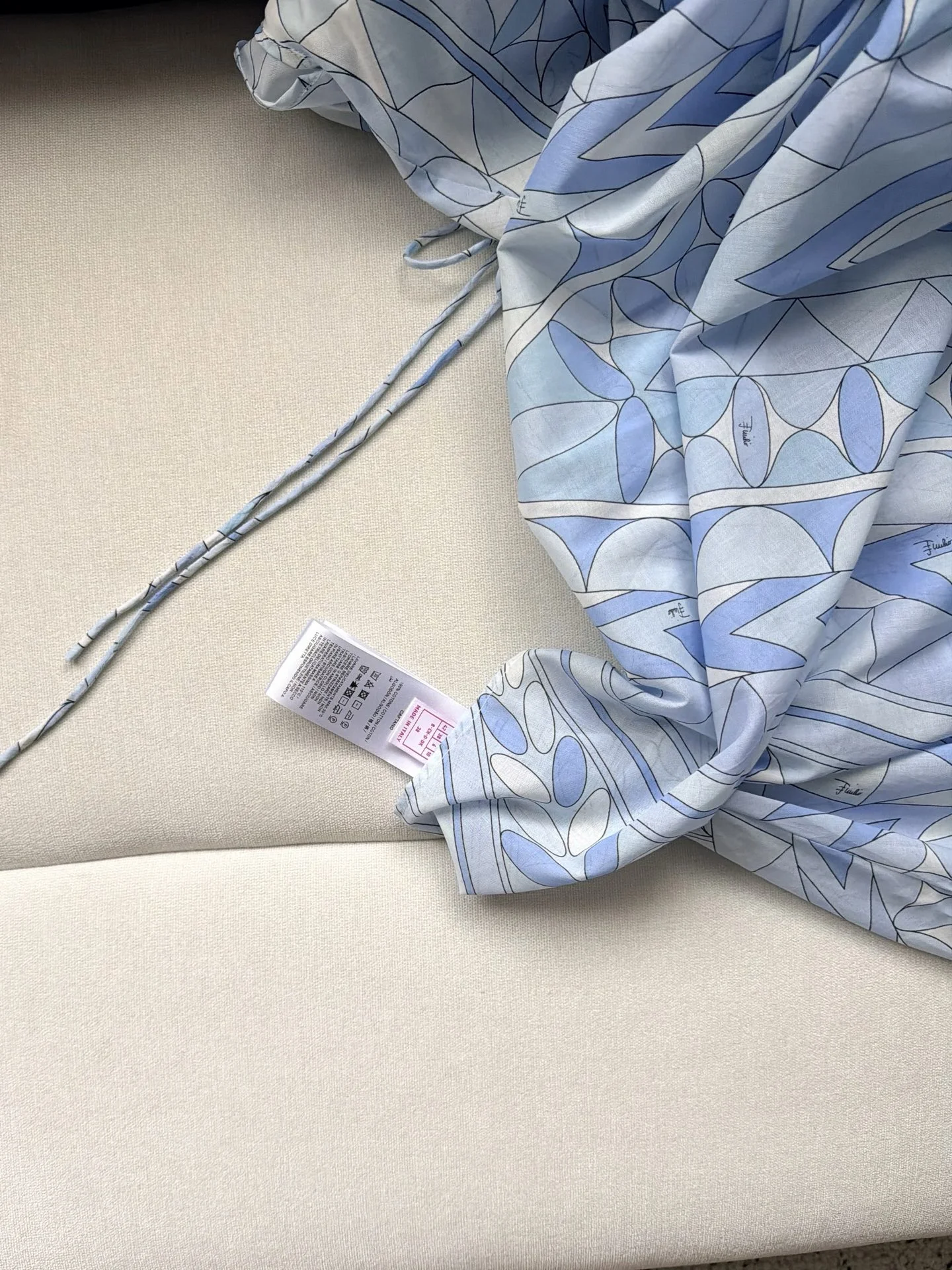 PUCCI Dresses Cotton Blue-White 36-42 C26202609060920 - Image 8