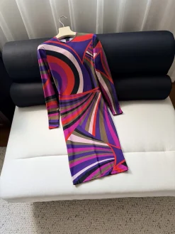 PUCCI Dresses Purple-Pink-Red-Black-Brown-Green S-L C15202609062429