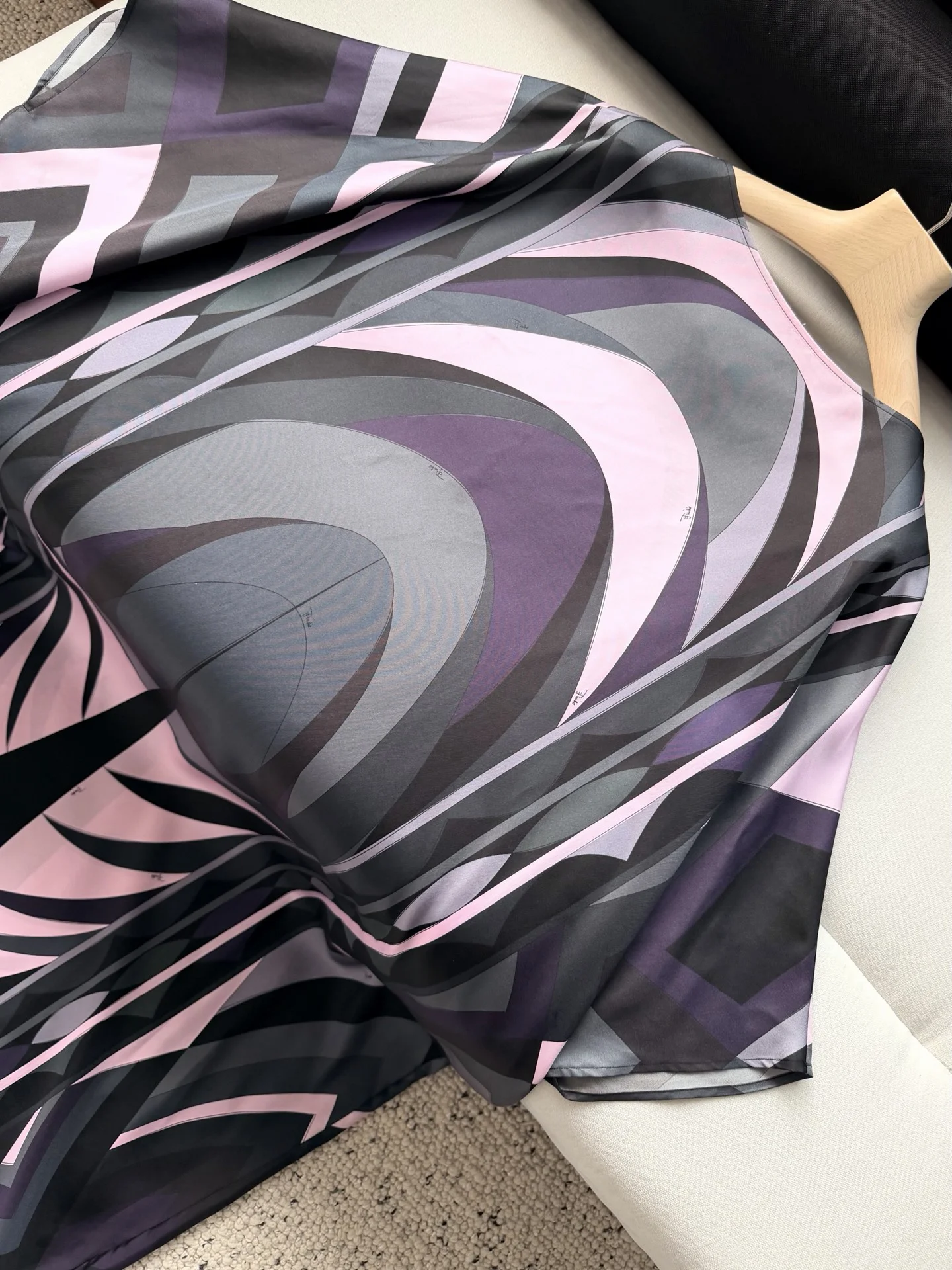 PUCCI Dresses Silk Black-Pink-Gray One Size H85202609060918 - Image 6