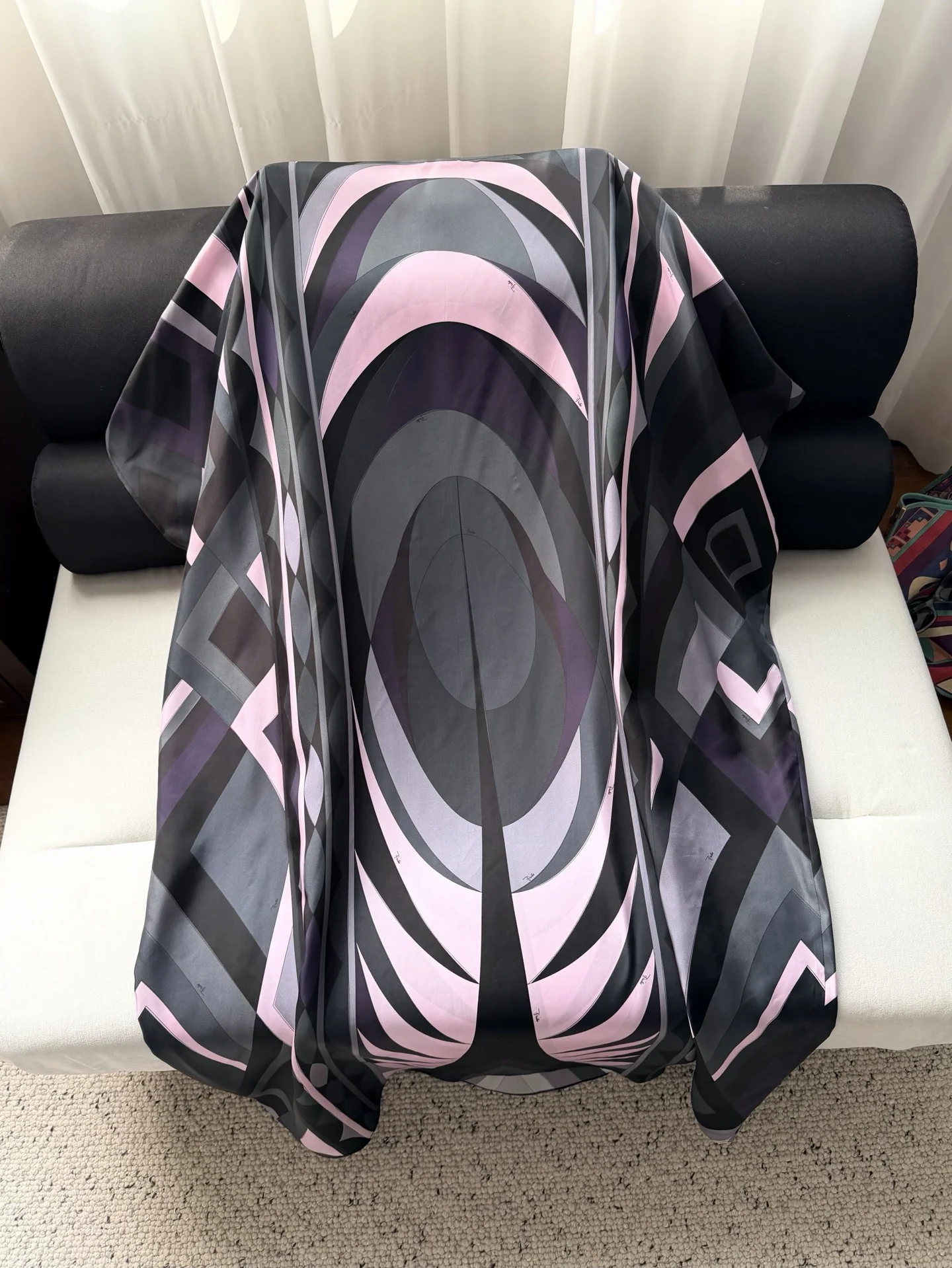 PUCCI Dresses Silk Black-Pink-Gray One Size H85202609060918 - Image 9