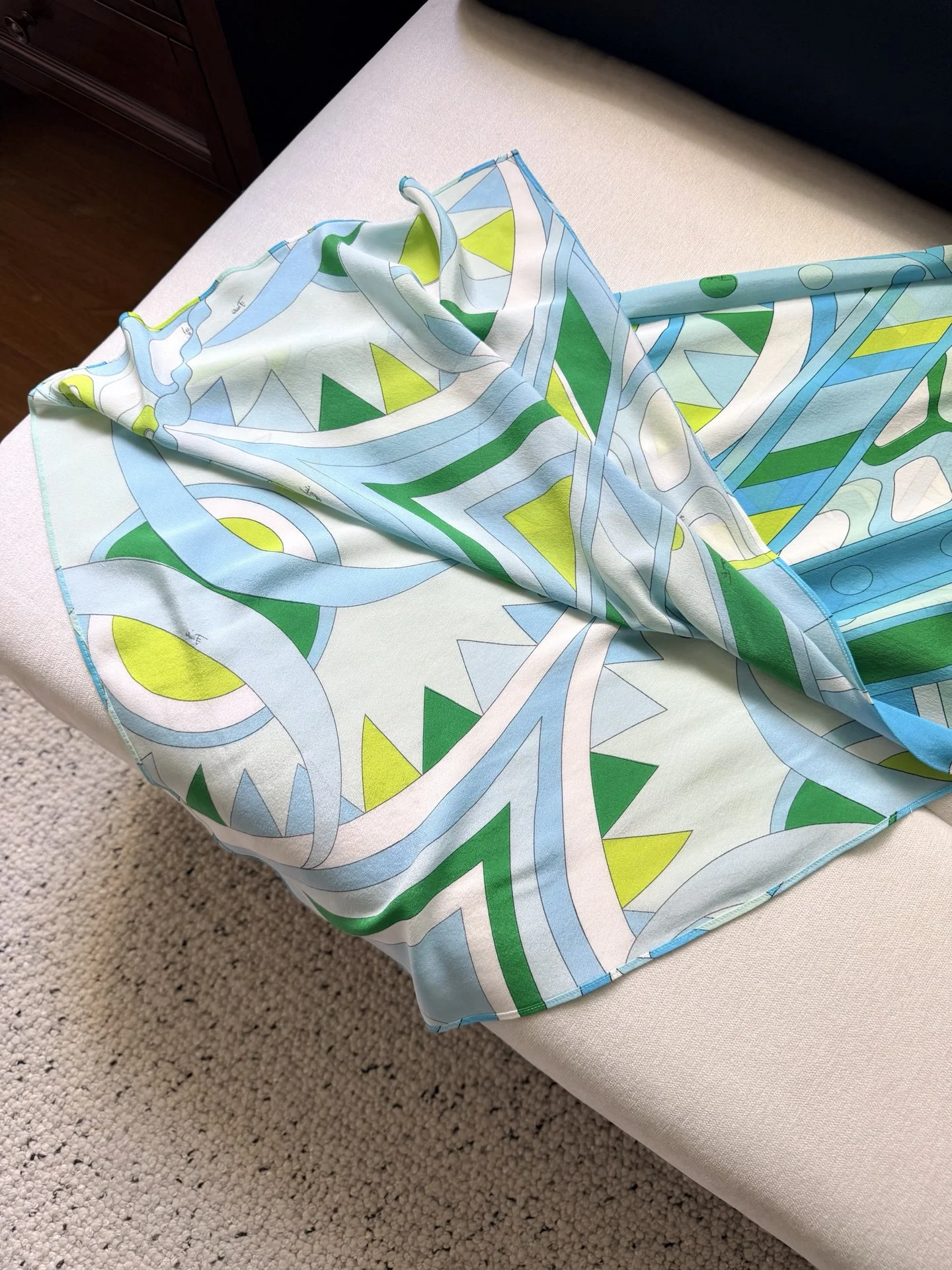 PUCCI Dresses Silk Crepe Blue-Green 36-42 F15202609062401 - Image 7
