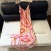 PUCCI Dresses Silk Crepe Pink-Orange 36-42 F15202609060927