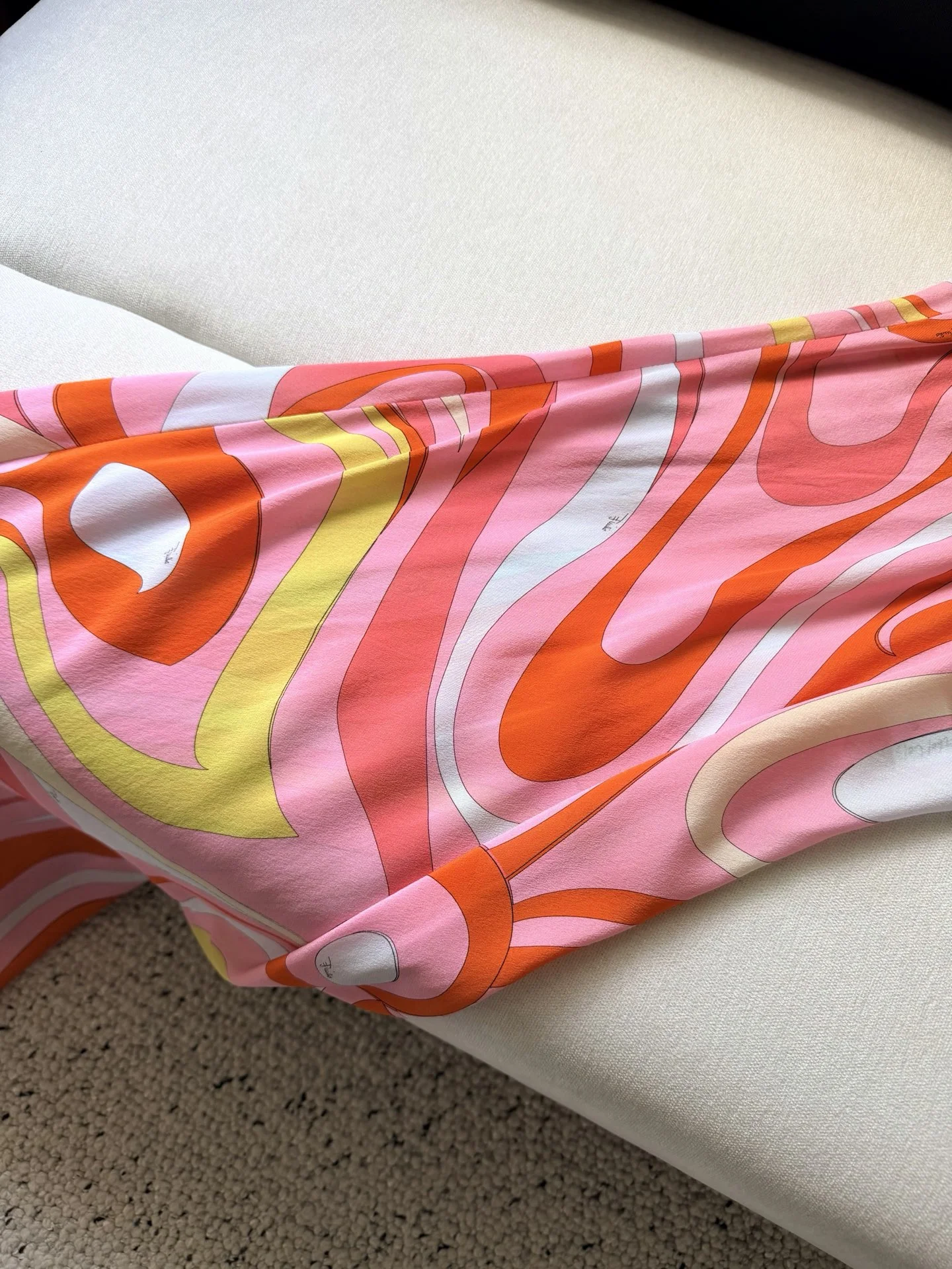 PUCCI Dresses Silk Crepe Pink-Orange 36-42 F15202609060927 - Image 4