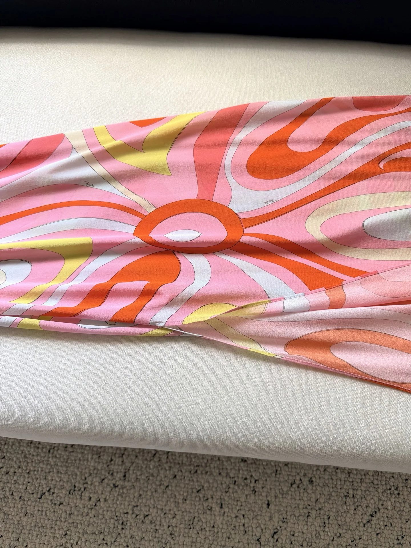 PUCCI Dresses Silk Crepe Pink-Orange 36-42 F15202609060927 - Image 6