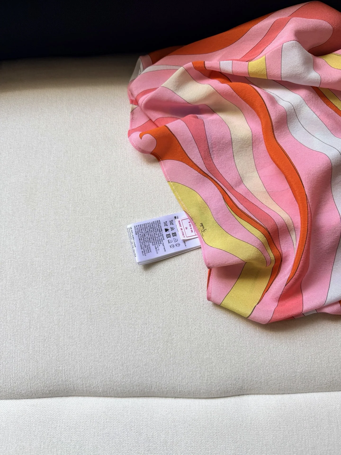 PUCCI Dresses Silk Crepe Pink-Orange 36-42 F15202609060927 - Image 8