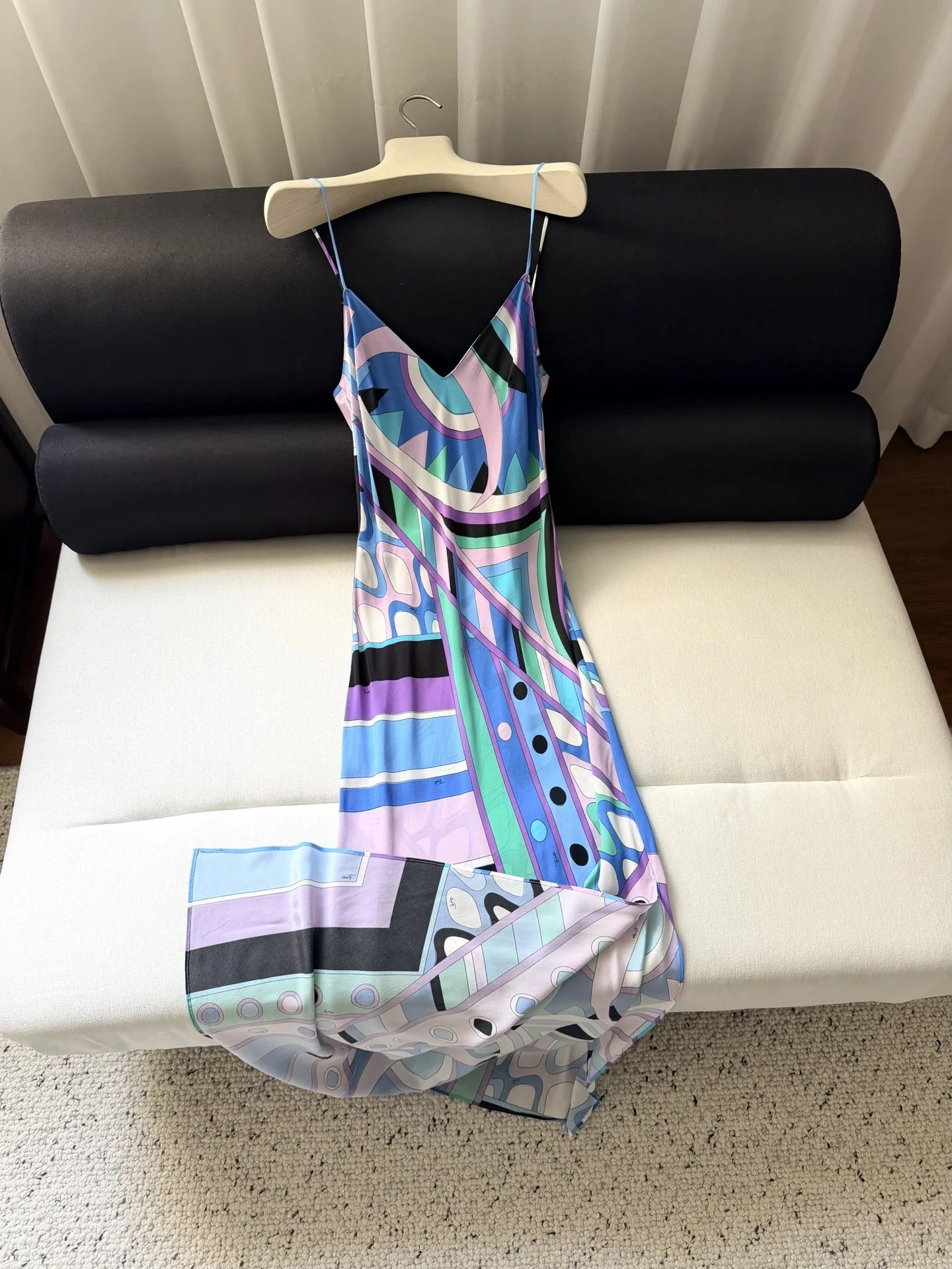 PUCCI Dresses Silk Crepe Purple-Blue-Green 36-42 F15202609060917