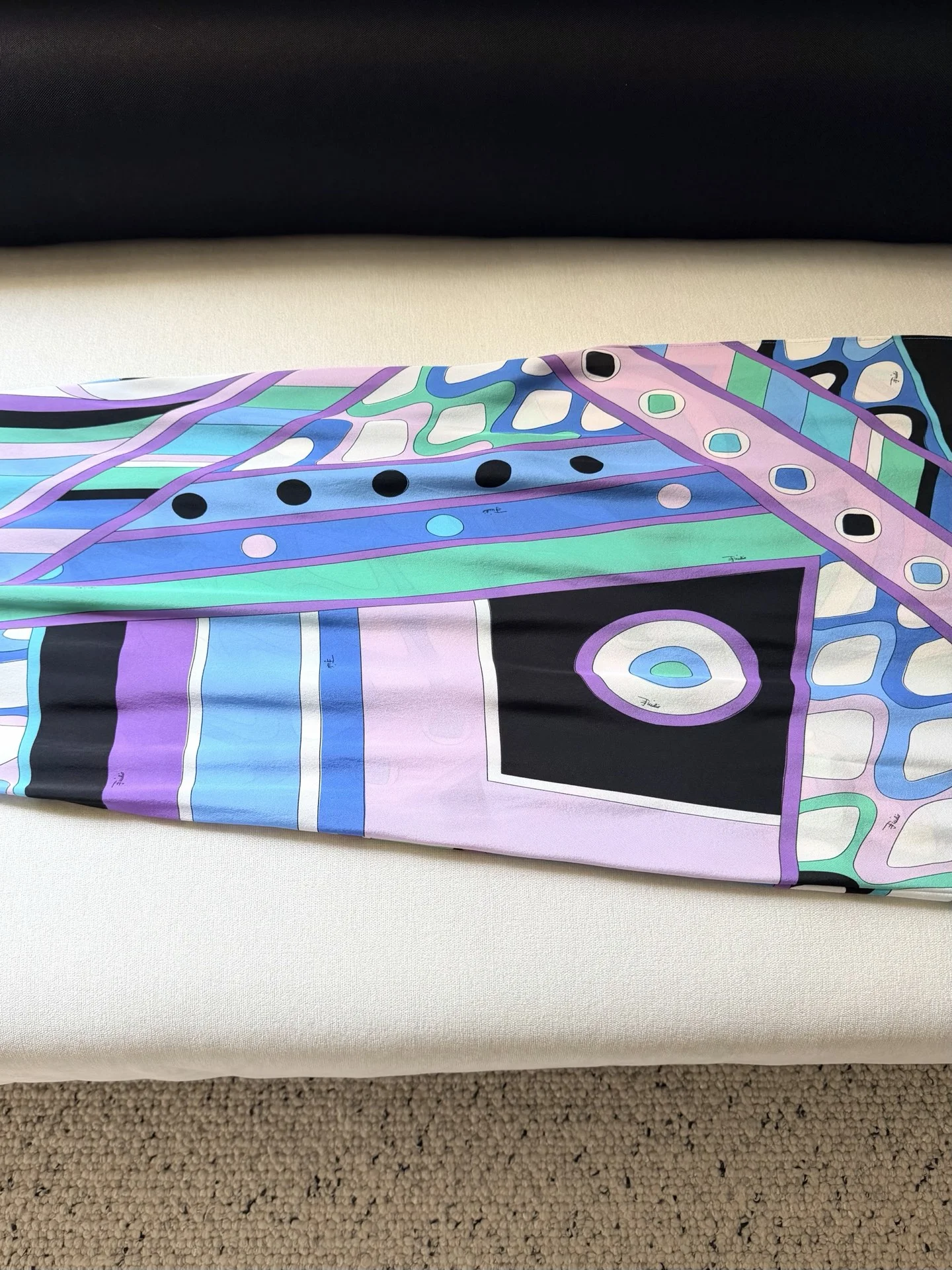 PUCCI Dresses Silk Crepe Purple-Blue-Green 36-42 F15202609060917 - Image 4