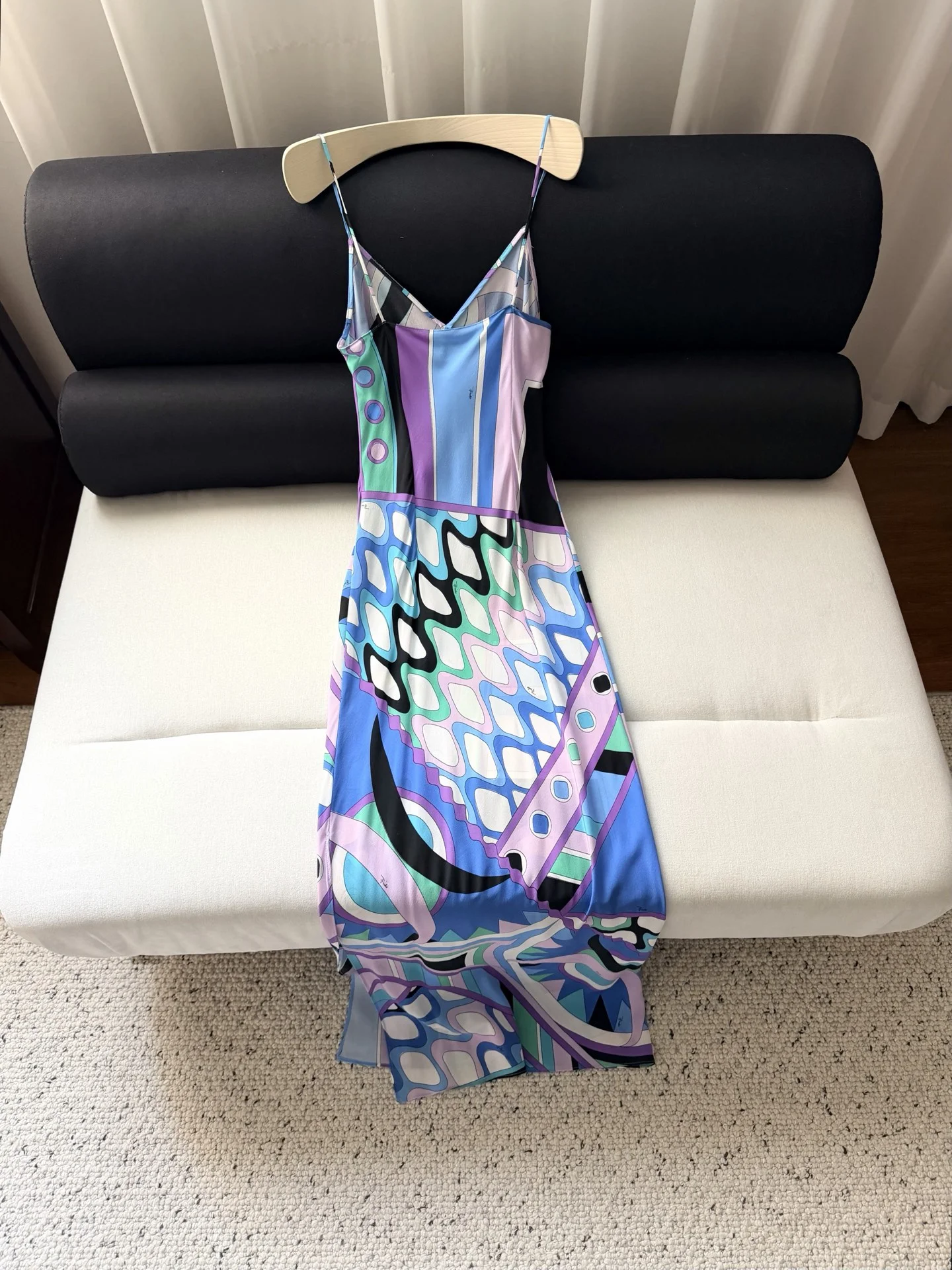 PUCCI Dresses Silk Crepe Purple-Blue-Green 36-42 F15202609060917 - Image 9