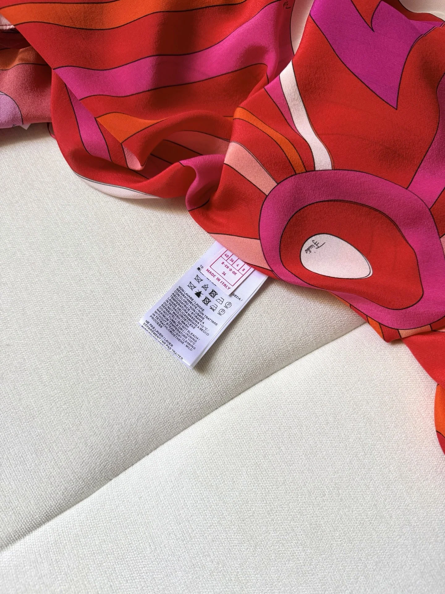 PUCCI Dresses Silk Crepe Red-Pink 36-42 F15202609062447 - Image 8