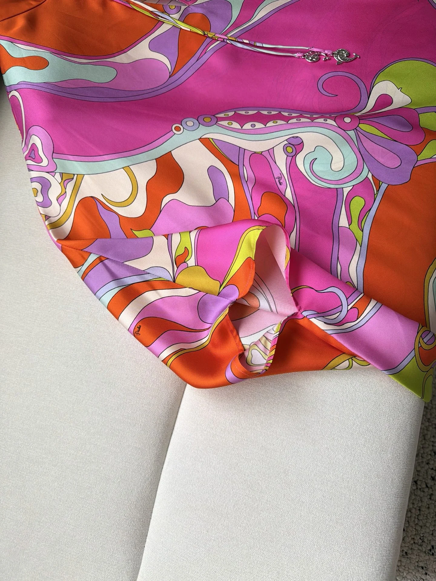 PUCCI Dresses Silk Pink-Orange 36-42 I20202609062432 - Image 5