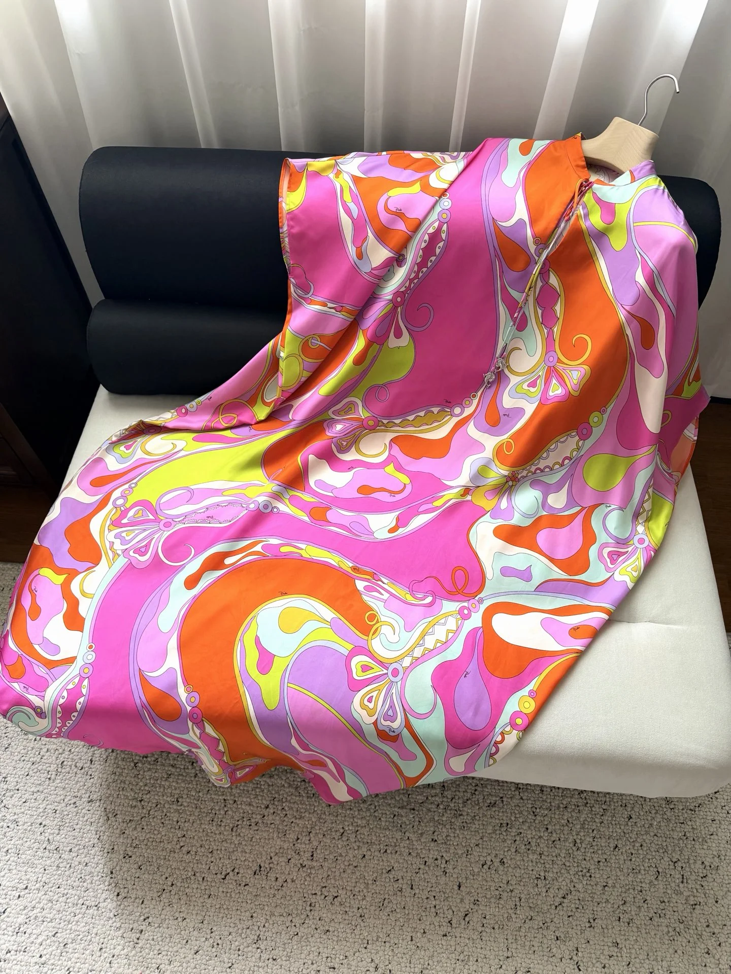 PUCCI Dresses Silk Pink-Orange 36-42 I20202609062432 - Image 7