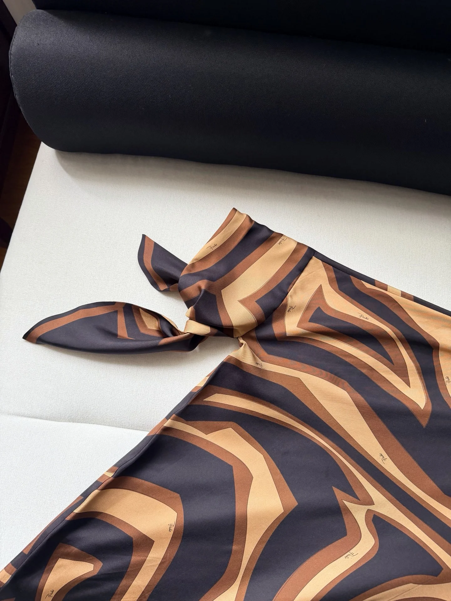 PUCCI Dresses Silk Twill Black-Brown One Size H90202609060946 - Image 4