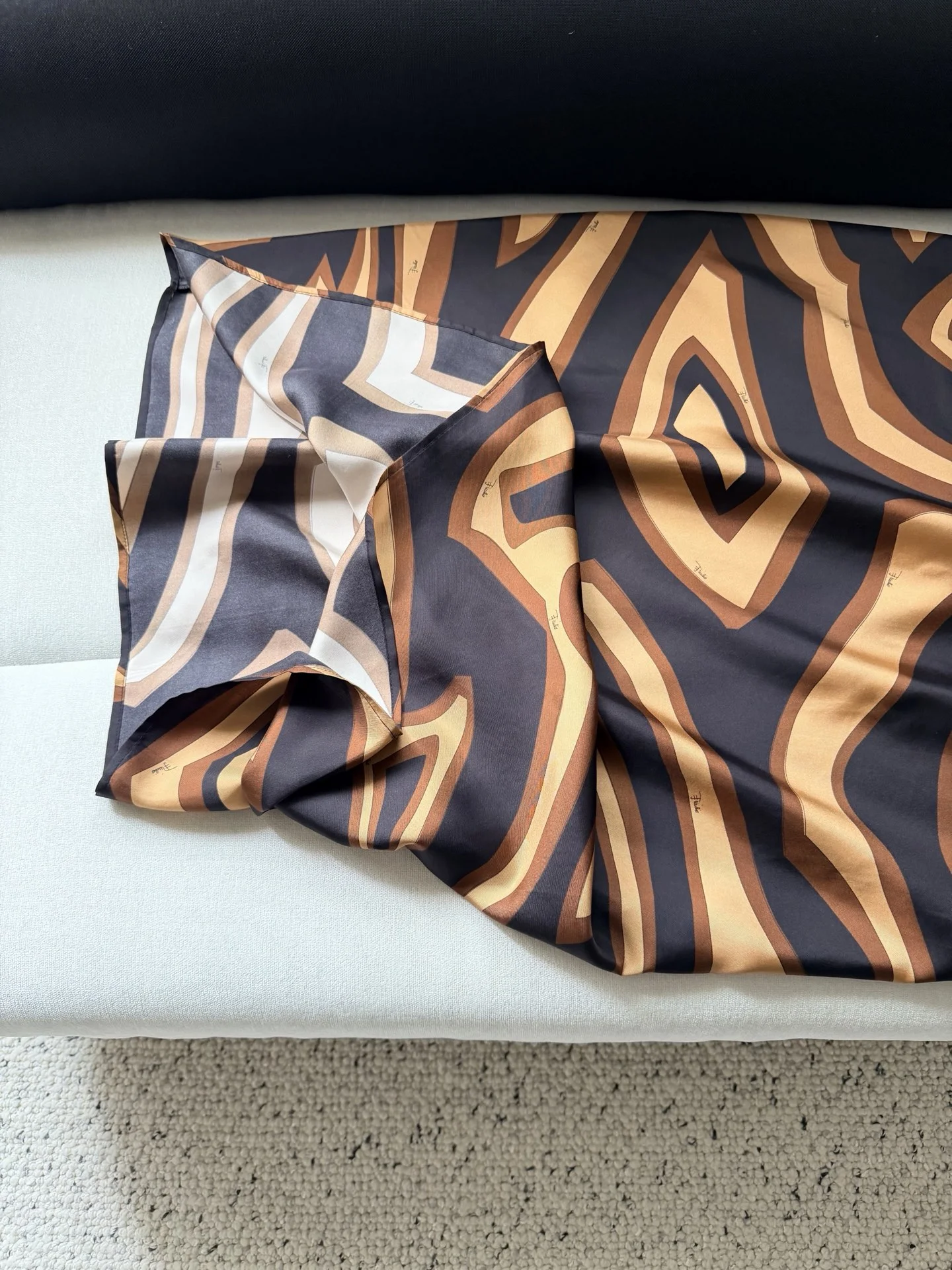 PUCCI Dresses Silk Twill Black-Brown One Size H90202609060946 - Image 7