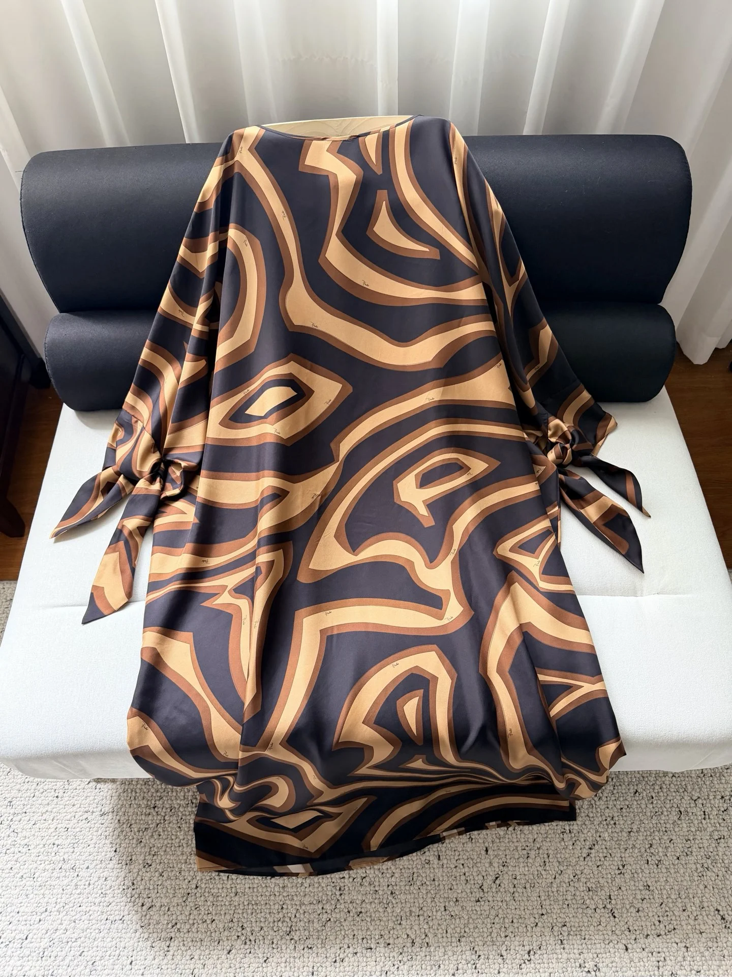 PUCCI Dresses Silk Twill Black-Brown One Size H90202609060946 - Image 9