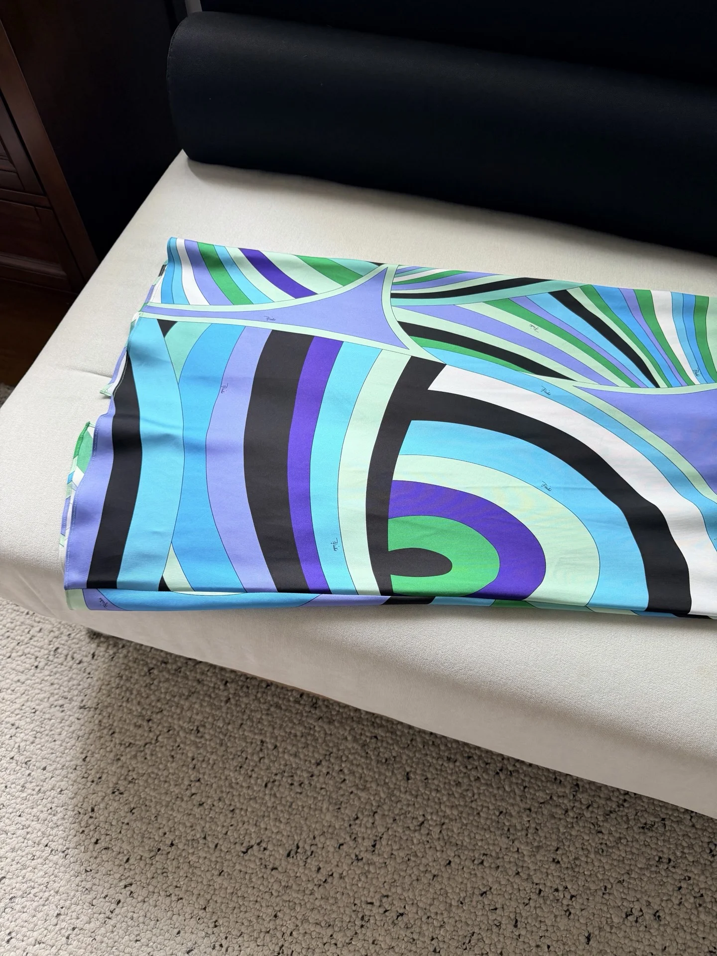 PUCCI Dresses Silk Twill Blue-Green 36-42 A020202609062444 - Image 7