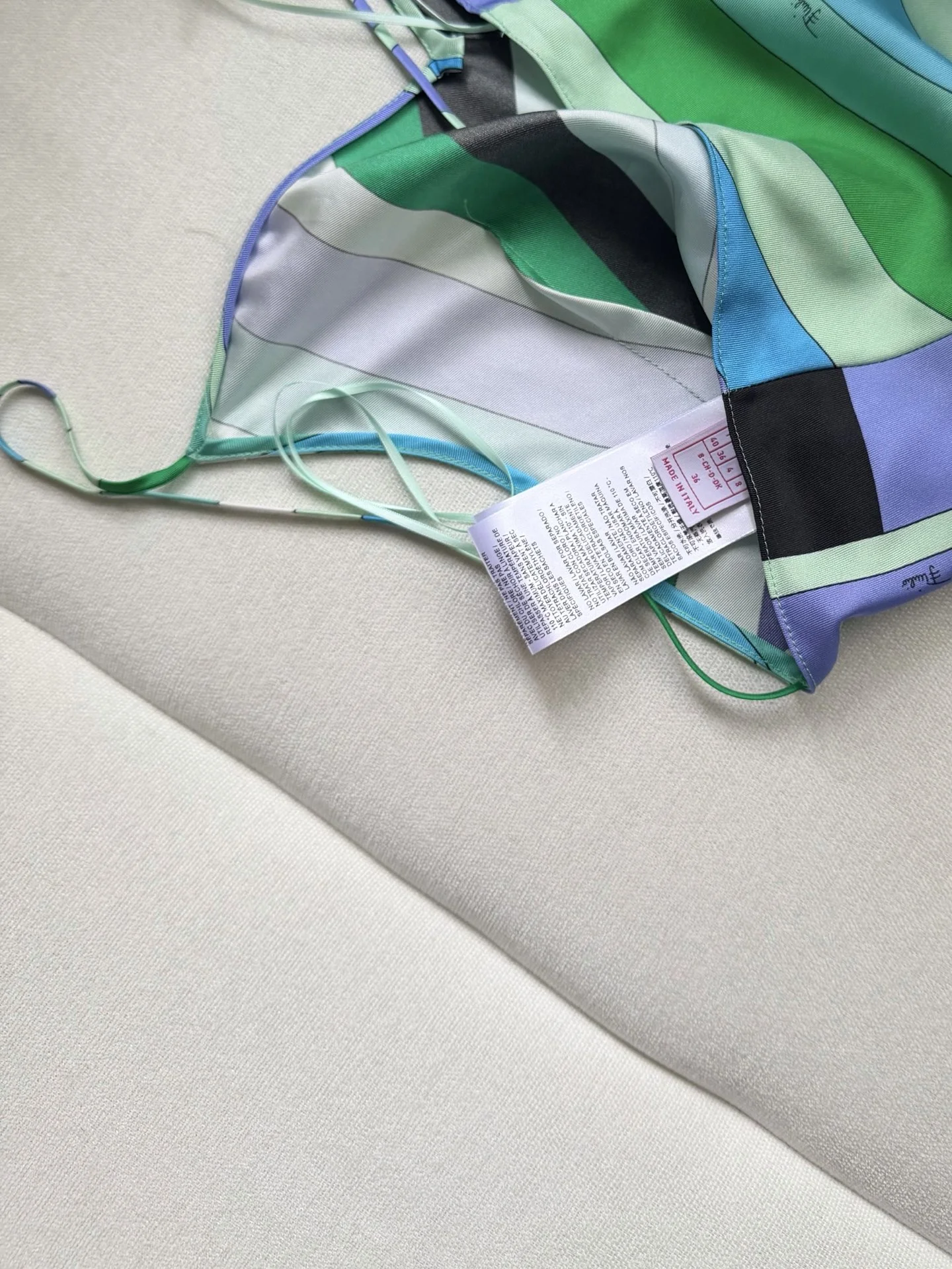 PUCCI Dresses Silk Twill Blue-Green 36-42 A020202609062444 - Image 8