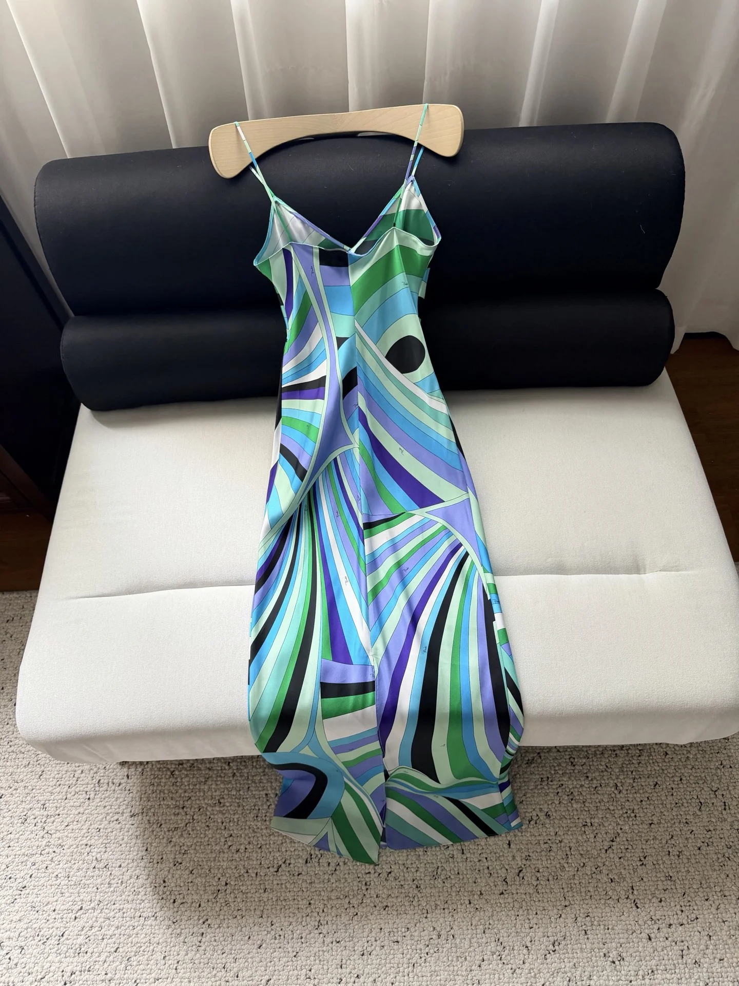 PUCCI Dresses Silk Twill Blue-Green 36-42 A020202609062444 - Image 9
