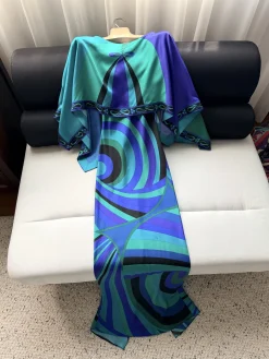 PUCCI Dresses Silk Twill Blue-Green 36-42 A020202609063499