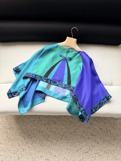Alternative view of PUCCI Dresses Silk Twill Blue-Green 36-42 A020202609063499