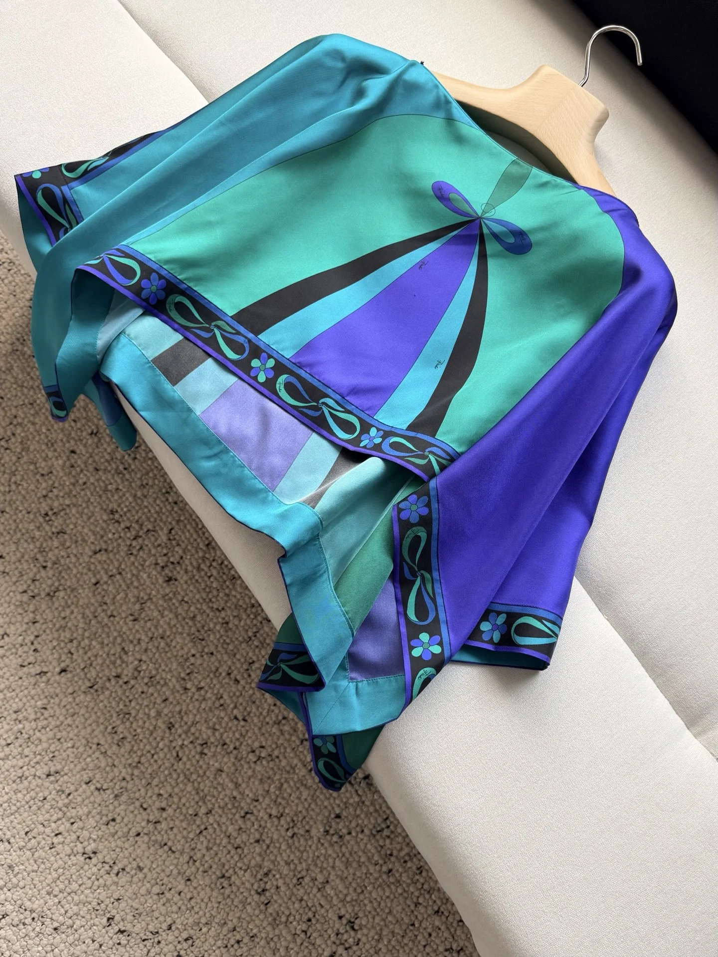 PUCCI Dresses Silk Twill Blue-Green 36-42 A020202609063499 - Image 6