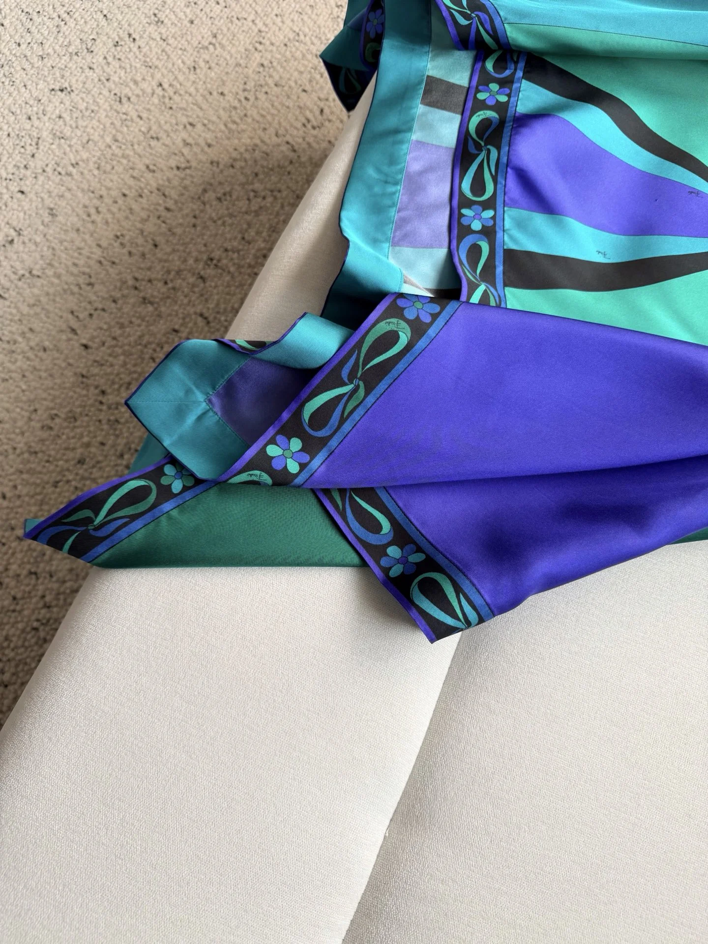 PUCCI Dresses Silk Twill Blue-Green 36-42 A020202609063499 - Image 7
