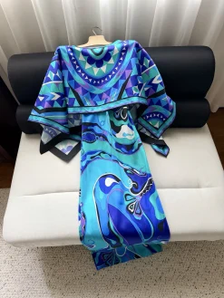 PUCCI Dresses Silk Twill Blue-Purple 36-42 A020202609063524