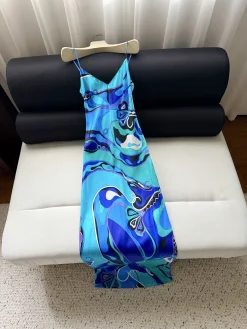 Alternative view of PUCCI Dresses Silk Twill Blue-Purple 36-42 A020202609063524