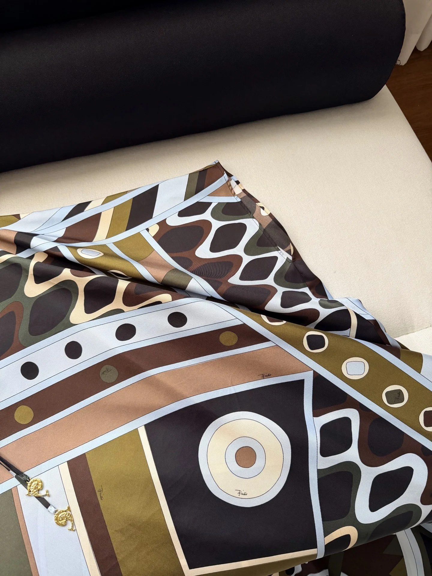 PUCCI Dresses Silk Twill Brown-Black 36-42 I20202609063526 - Image 3