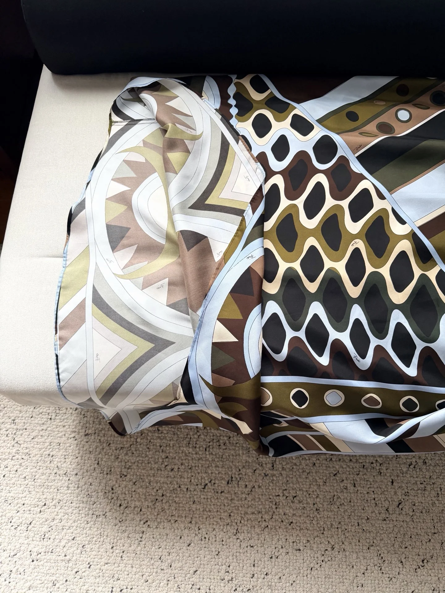 PUCCI Dresses Silk Twill Brown-Black 36-42 I20202609063526 - Image 7