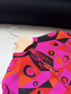 Alternative view of PUCCI Dresses Silk Twill Pink-Orange-Black 36-42 I20202609063515
