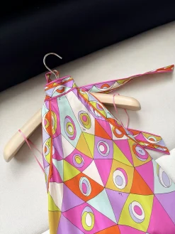 Alternative view of PUCCI Dresses Silk Twill Pink-Orange-Yellow-Green-Purple 36-42 F15202609063513