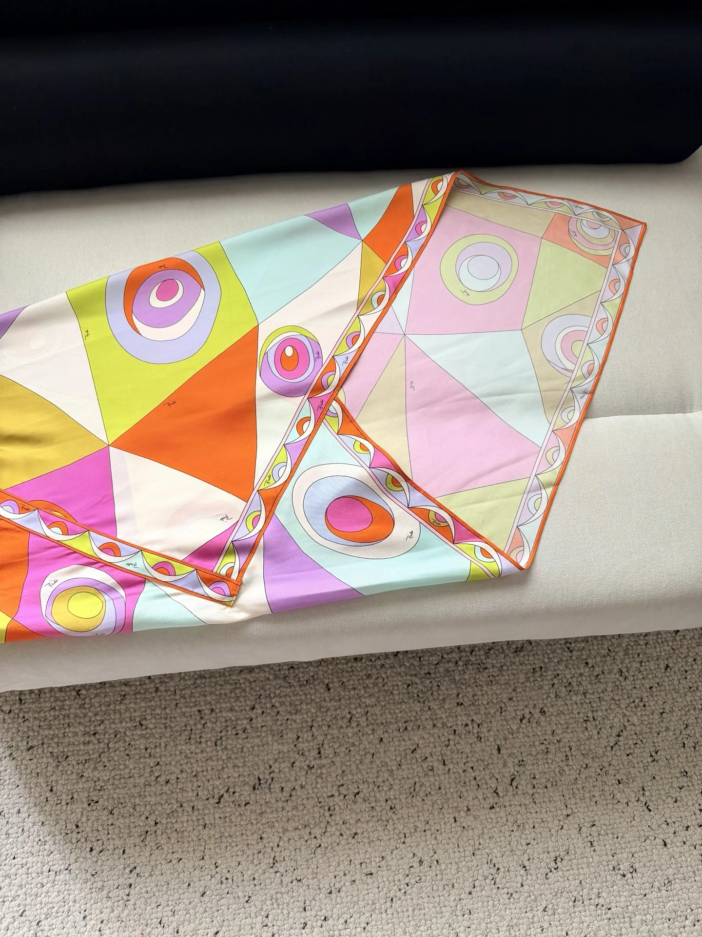 PUCCI Dresses Silk Twill Pink-Orange-Yellow-Green-Purple 36-42 F15202609063513 - Image 7