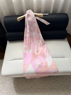 PUCCI Dresses Silk Twill Pink-White 36-42 E15202609060978