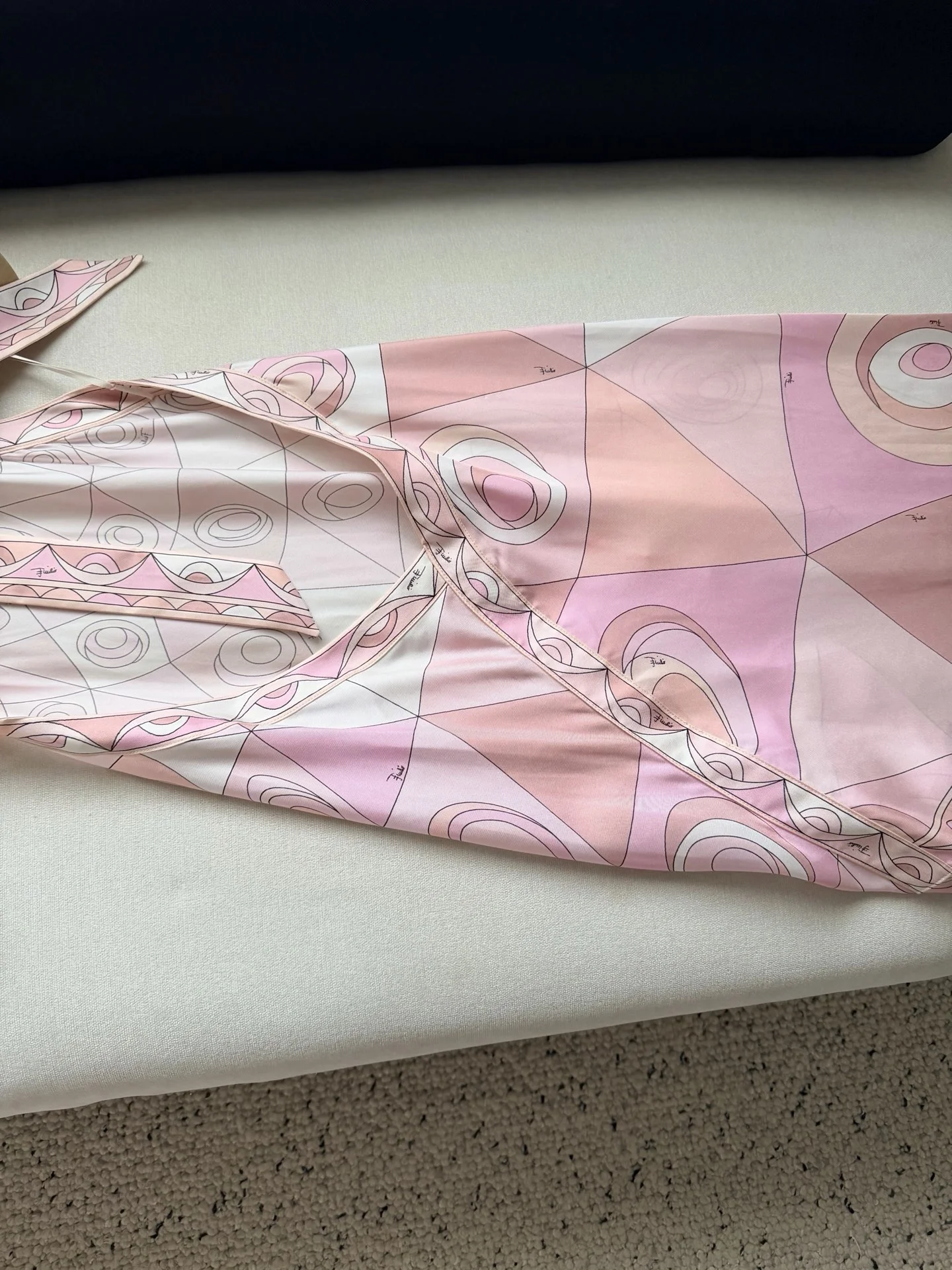 PUCCI Dresses Silk Twill Pink-White 36-42 E15202609060978 - Image 5