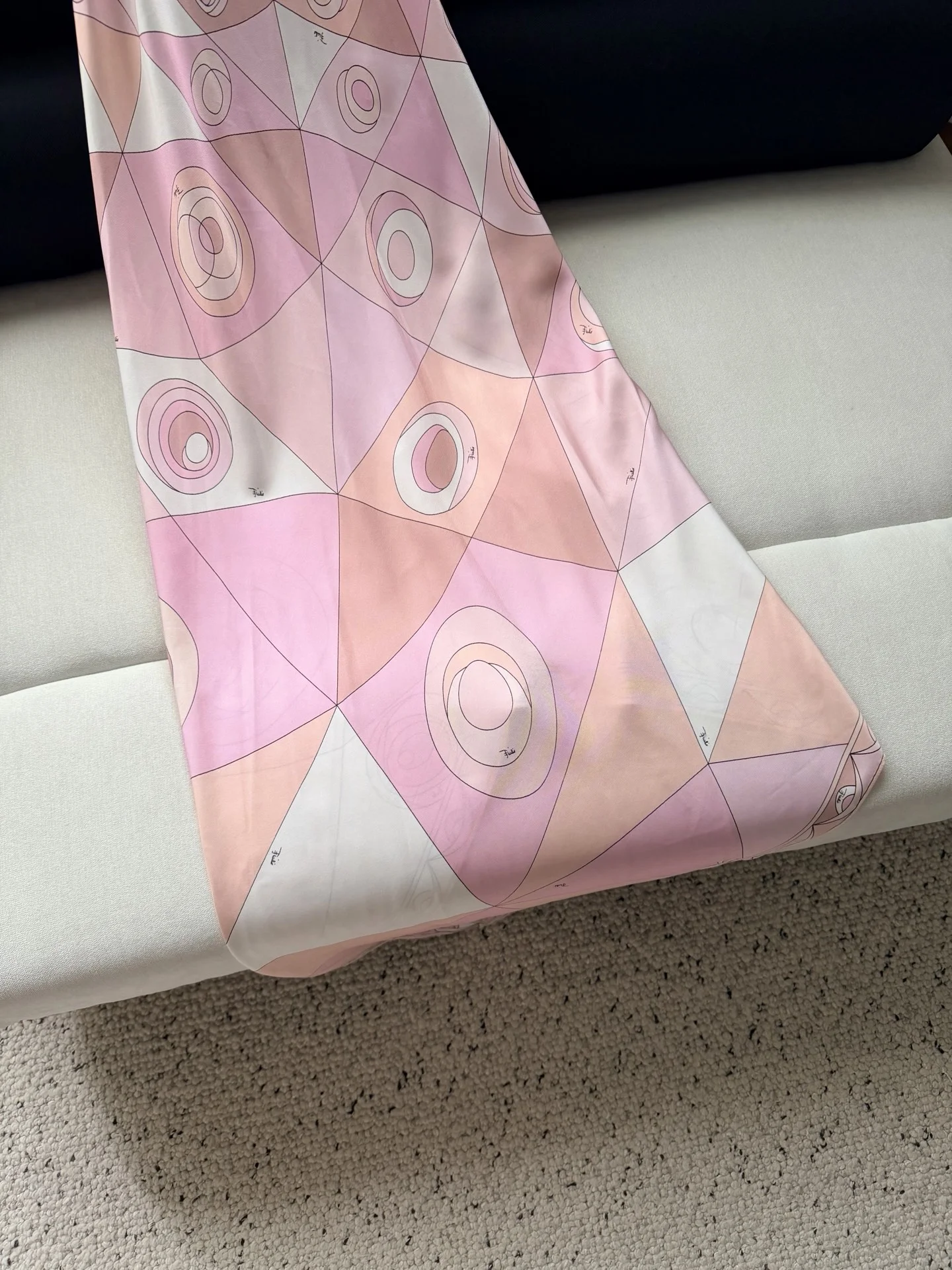 PUCCI Dresses Silk Twill Pink-White 36-42 E15202609060978 - Image 6