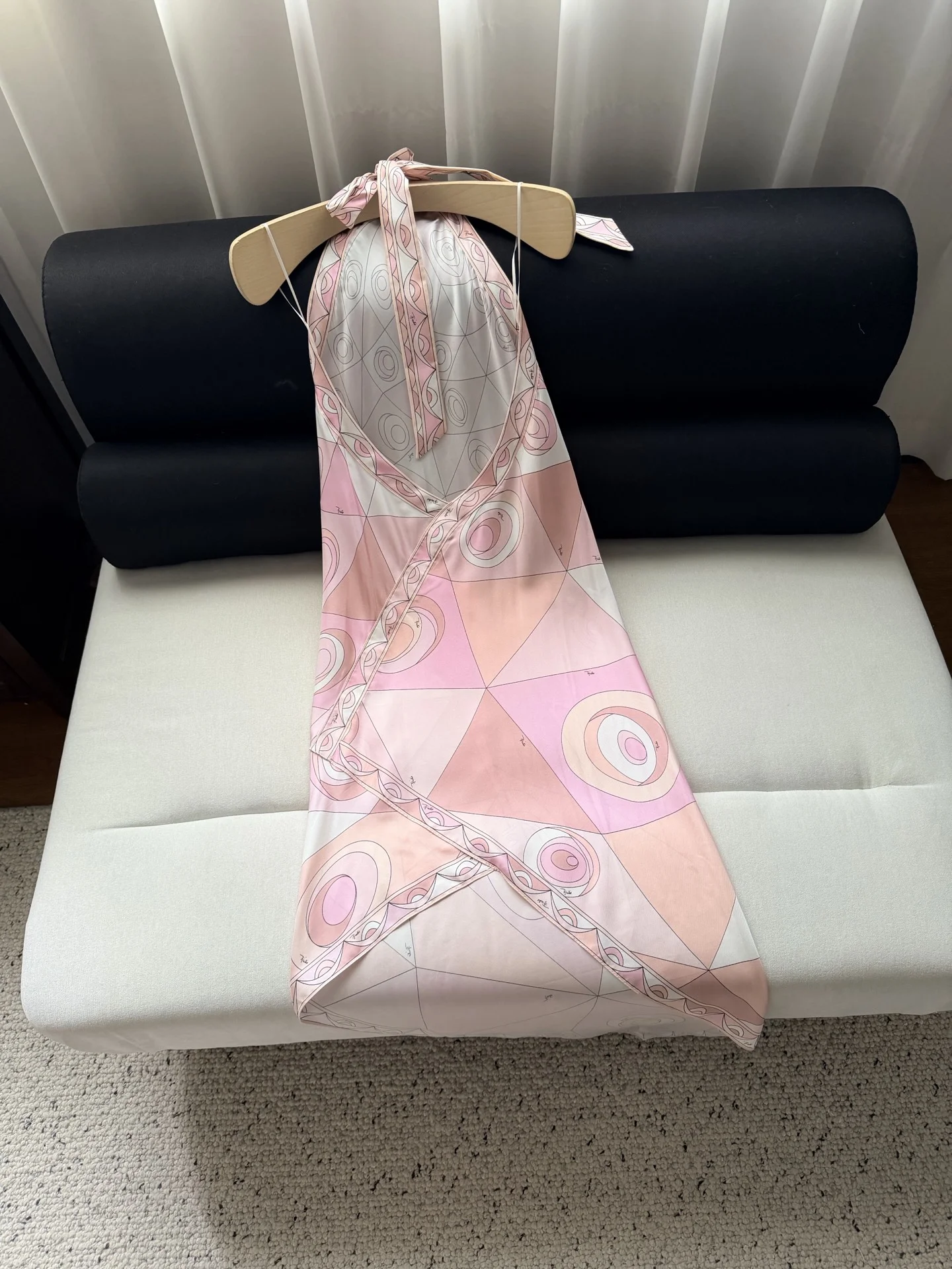 PUCCI Dresses Silk Twill Pink-White 36-42 E15202609060978 - Image 9