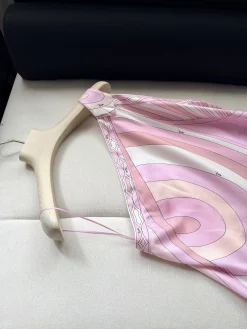 Alternative view of PUCCI Dresses Silk Twill Pink-White 36-42 E85202609060930