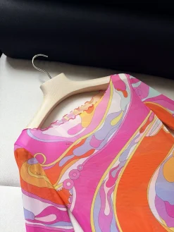 Alternative view of PUCCI Dresses Tulle Pink-Orange 36-42 B15202609063517