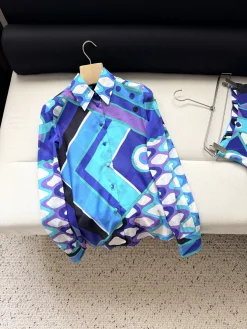 PUCCI Shirts Cotton Blue-Purple S-XL C15202609063521