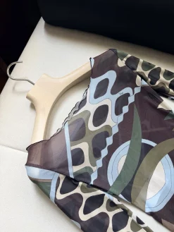 Alternative view of PUCCI Shirts Mesh Brown-Green 36-42 A90202609060960
