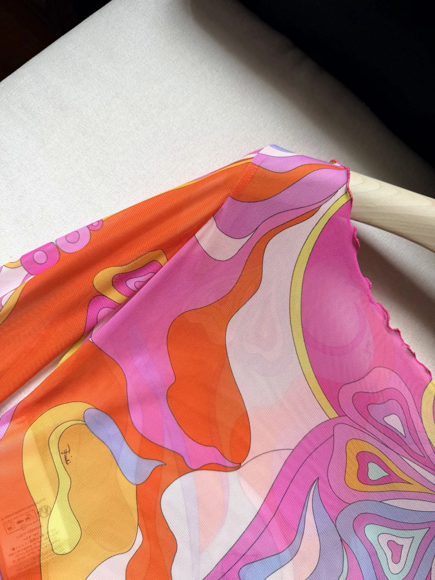 PUCCI Shirts Mesh Pink-Orange-Purple-Yellow-Blue 36-42 A85202609063516 - Image 3