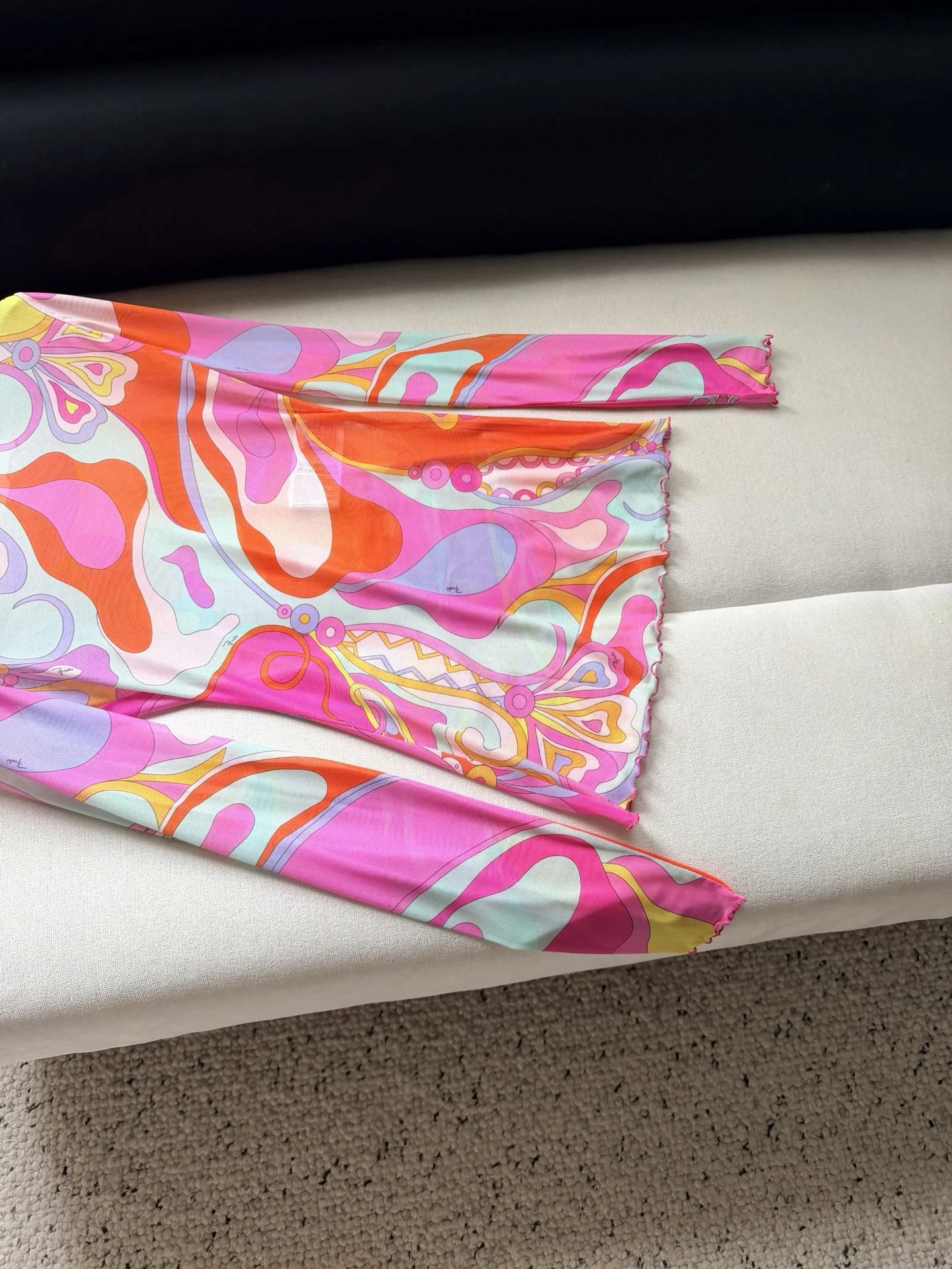 PUCCI Shirts Mesh Pink-Orange-Purple-Yellow-Blue 36-42 A85202609063516 - Image 7