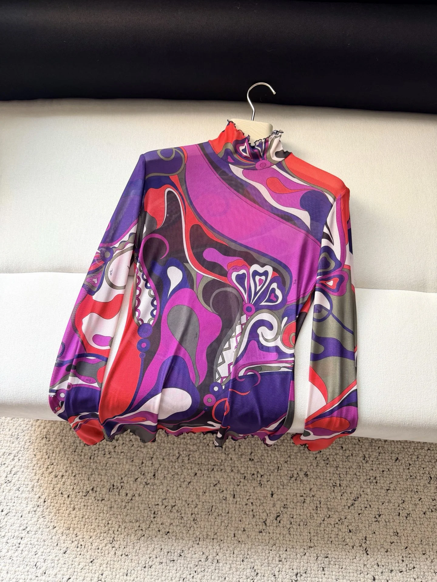 PUCCI Shirts Mesh Purple-Red 36-42 A85202609060937