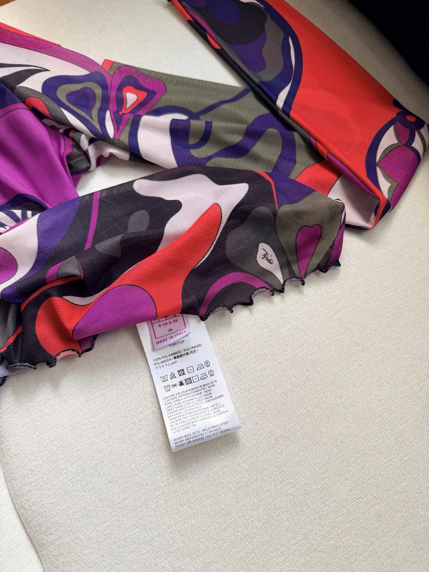 PUCCI Shirts Mesh Purple-Red 36-42 A85202609060937 - Image 8