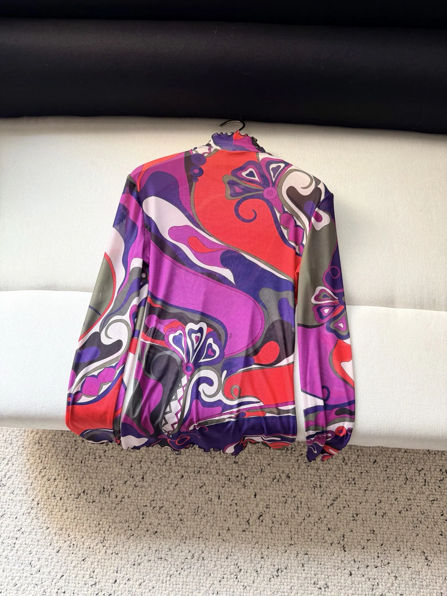 PUCCI Shirts Mesh Purple-Red 36-42 A85202609060937 - Image 9