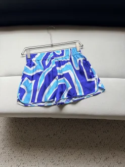 PUCCI Shorts Silk Twill Blue-White 36-42 C25202609062415