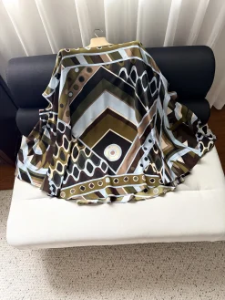 PUCCI Skirts Silk Crepe Brown-Green One Size A020202609060958