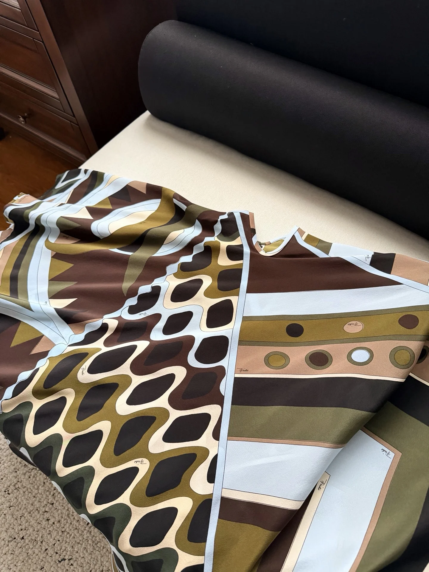 PUCCI Skirts Silk Crepe Brown-Green One Size A020202609060958 - Image 4