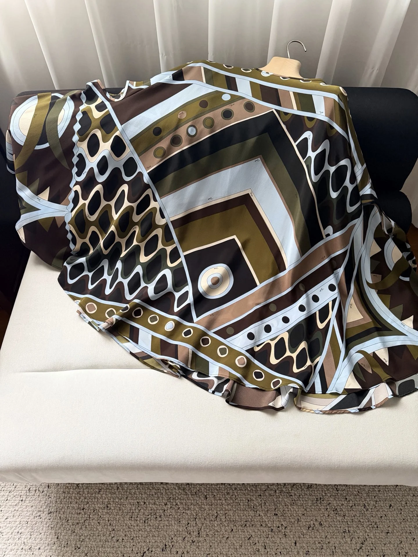 PUCCI Skirts Silk Crepe Brown-Green One Size A020202609060958 - Image 5